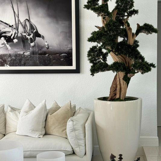 Realistic artificial artificial plant plant with vase for modern home decor